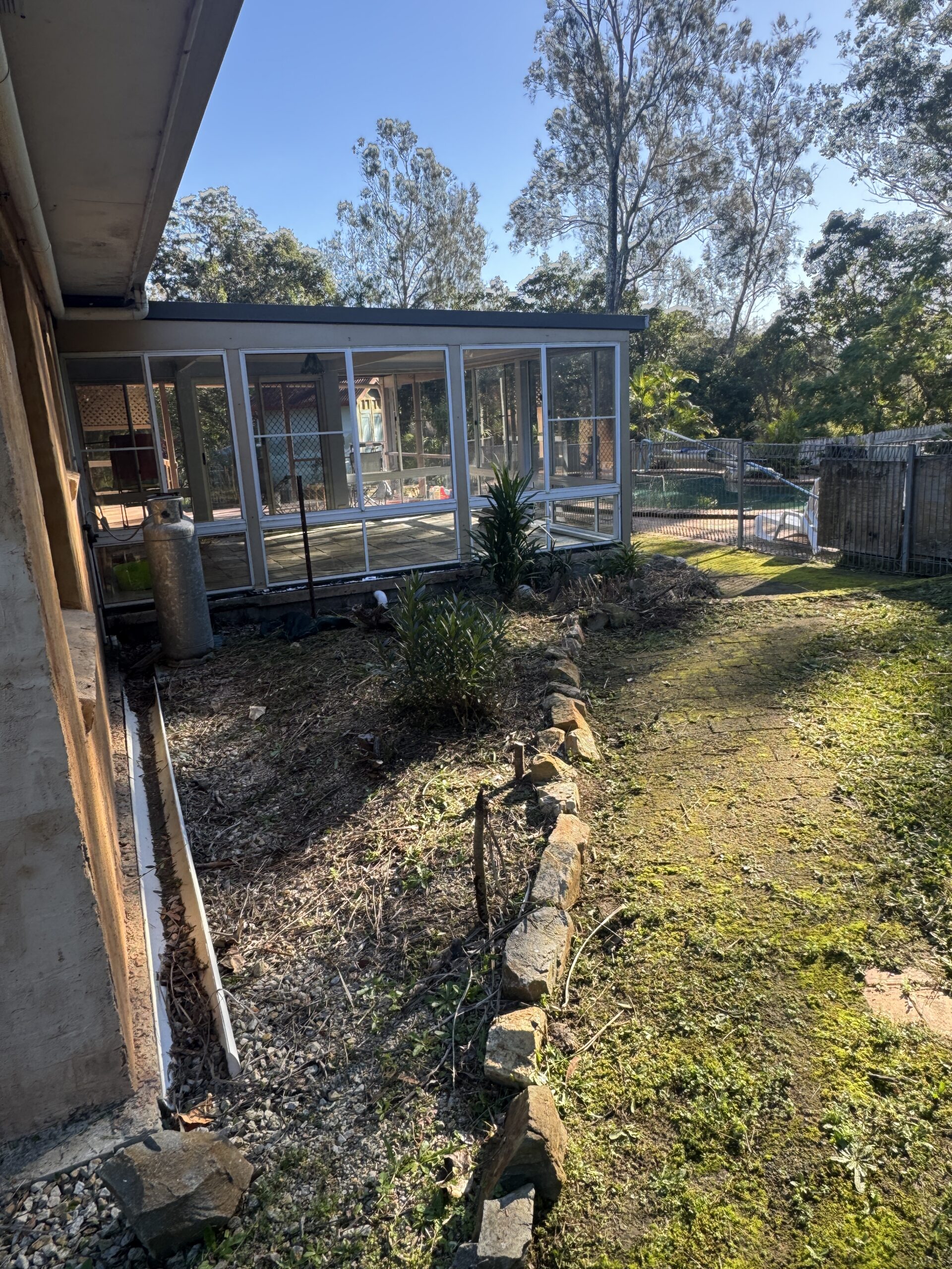 Valla garden after restoration and maintenance